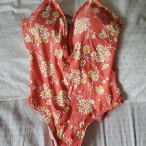 Loft one piece floral swimsuit